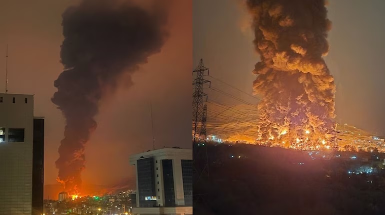 ईरान-इजरायल टकराव तेज, एक-दूसरे के तेल ठिकानों पर बड़े हमले, कई शहरों में गूंजे धमाके