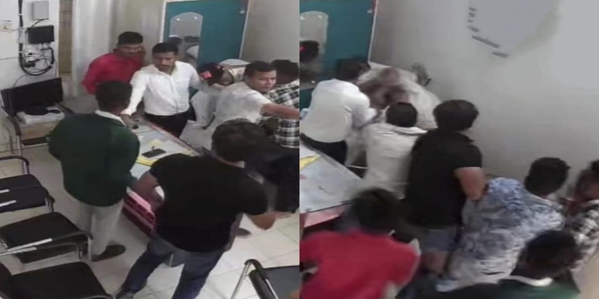 CMO चेंबर में इंजिनियर ने एकाउंटेंट पर बरसाए घूंसे