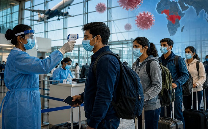 रायपुर एयरपोर्ट पर यात्रियों की होगी सख्त हेल्थ स्क्रीनिंग; नोडल अफसर होंगे तैनात