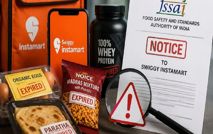 Swiggy Instamart पर FSSAI की बड़ी कार्रवाई, सड़े-गले अंडे और खराब दूध की शिकायतों पर 9 नोटिस जारी