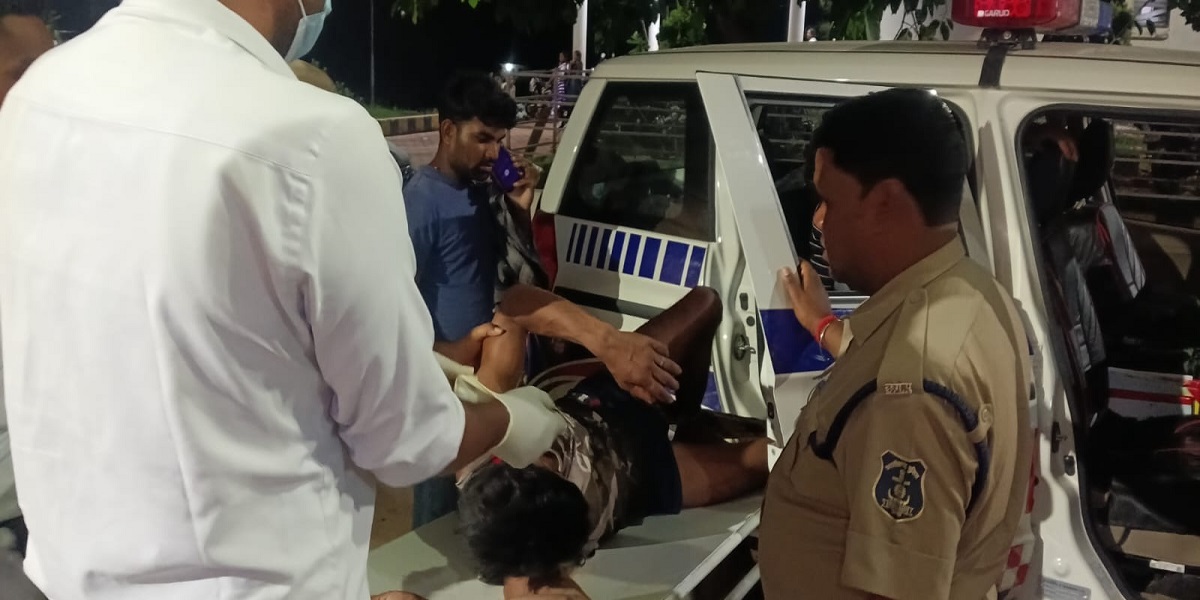 डायल-112 की मानवीय पहल, जरूरतमंद को तत्काल जिला अस्पताल पहुंचाया