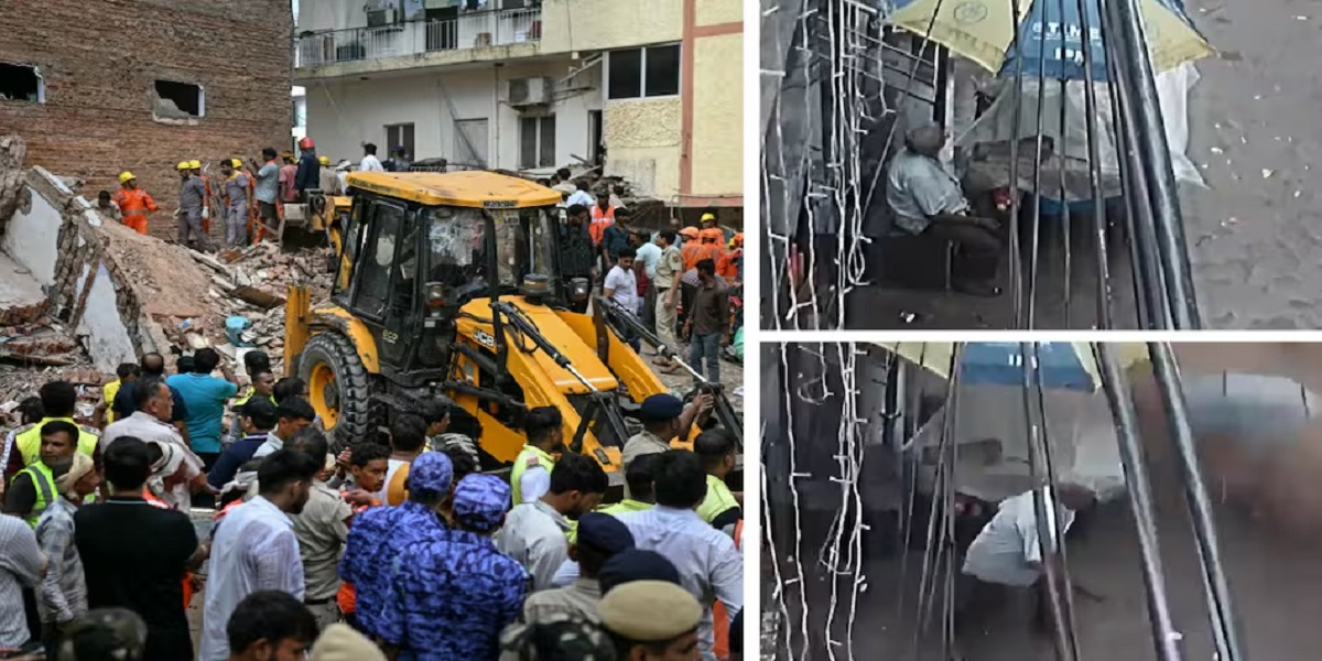  सत्य निकेतन इमारत हादसे का LIVE वीडियो – 6 की मौत, मलबे में रेस्क्यू टीम का अभियान जारी