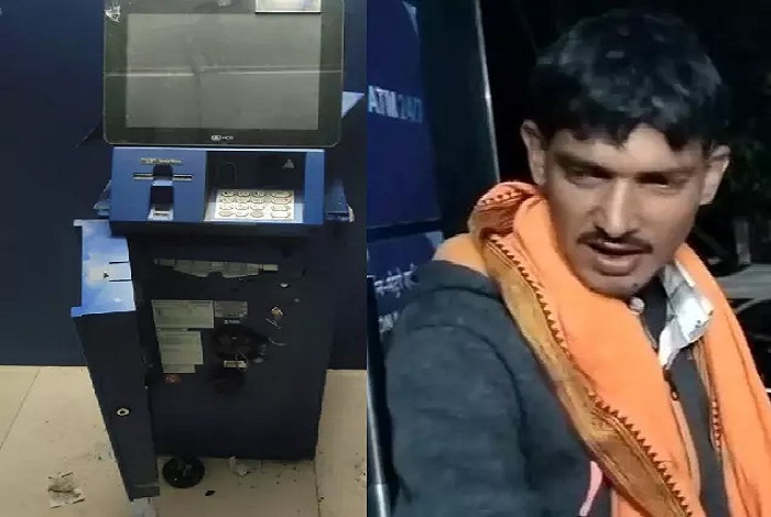 ATM लूटने की थी तैयारी, हथौड़ी-छीनी लेकर पहुंचा बदमाश; कैश निकालने से पहले पुलिस के हत्थे चढ़ा