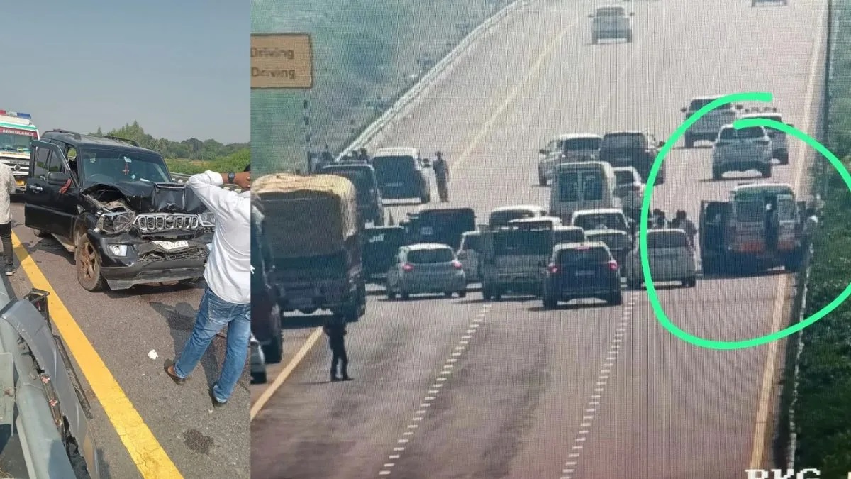 राहुल गांधी के काफिले की गाड़ियां आपस में टकराईं